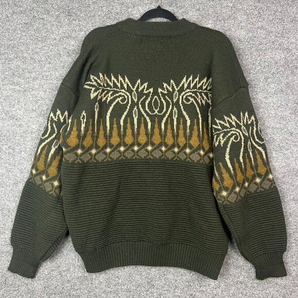 Vintage Bugatchi Wool Blend Geometric Patterned Sweater Size XLarge Men's‎ - Picture 2 of 7